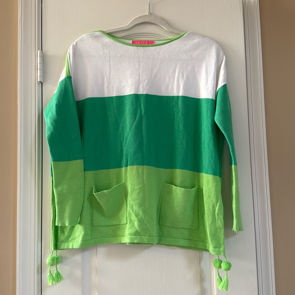 Lilly Pulitzer Boatneck Colorblock Sweater
